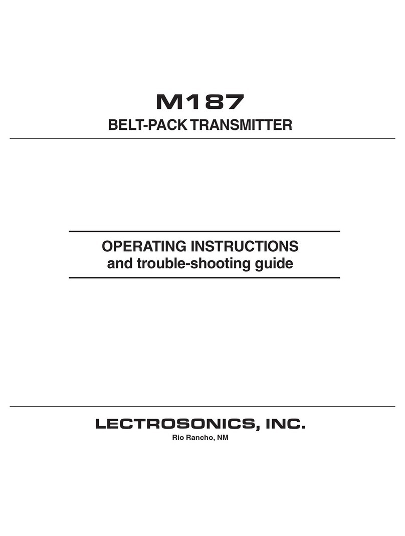 Lectrosonics M187 User manual