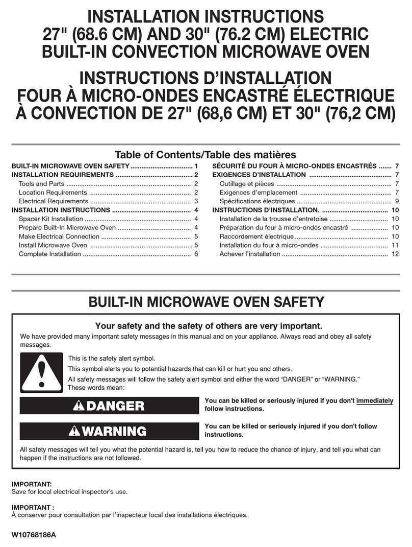 Jenn-Air JMC2430DS installation instructions