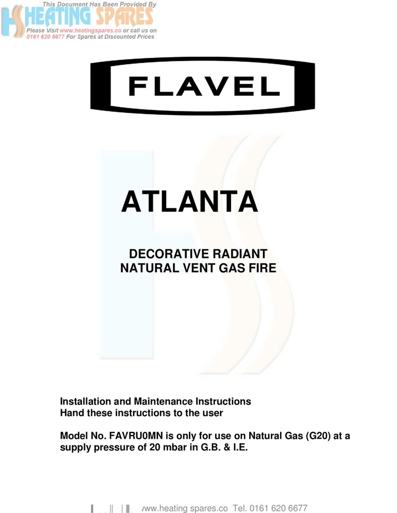Flavel Atlanta FAVRU0MN User manual