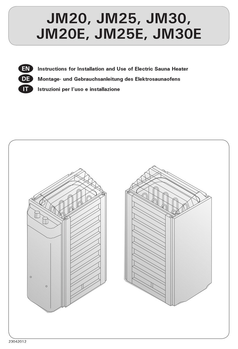 JM JM20 Instructions for installation and use