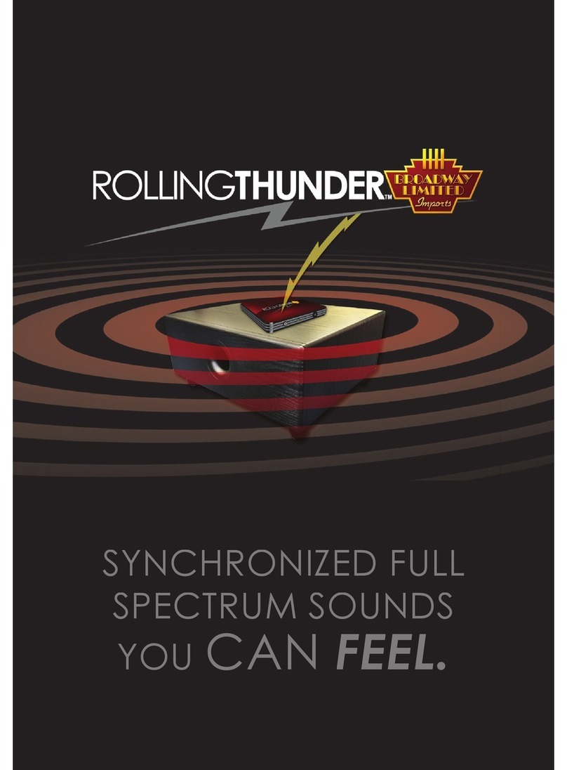 Broadway Limited rolling thunder user manual