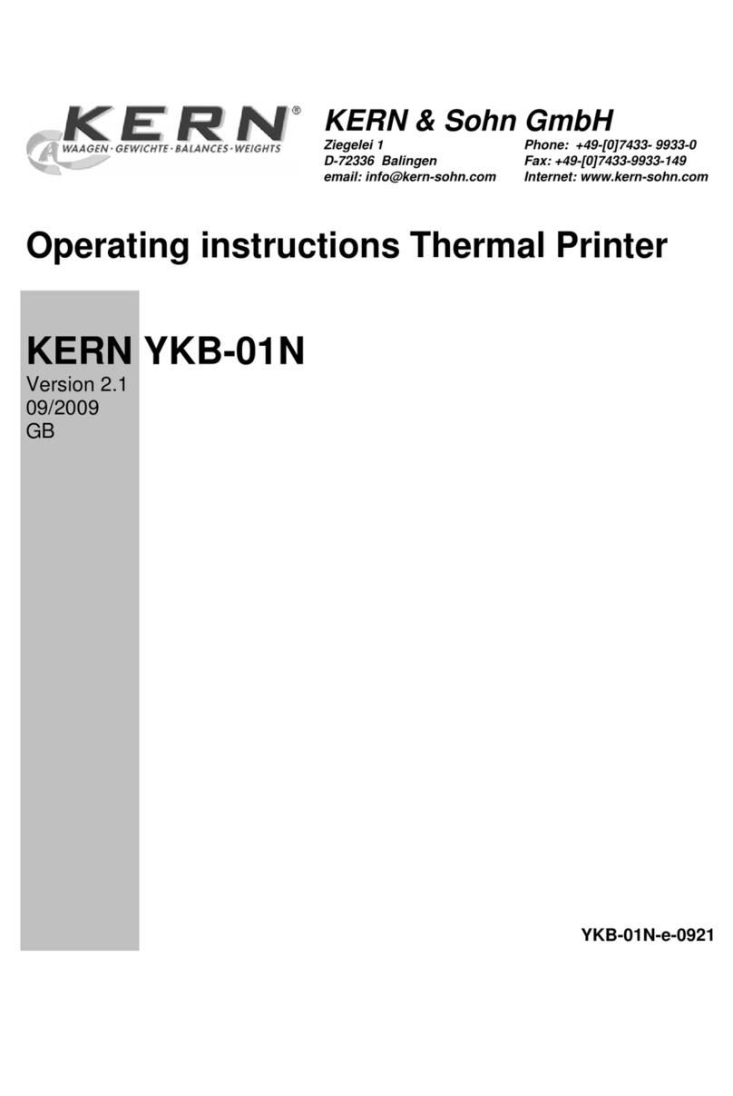 KERN YKB-01N User manual
