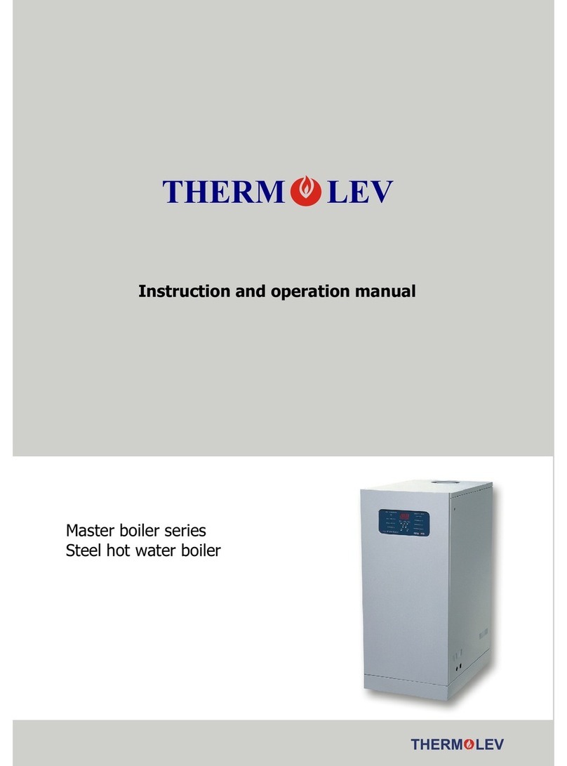 Thermolev Master boiler series Instruction and operation manual