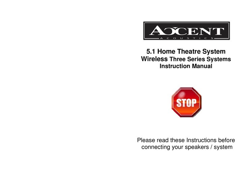Accent Acoustics HT-3200BGW instruction manual