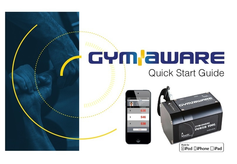 kinetic GymAware quick start guide