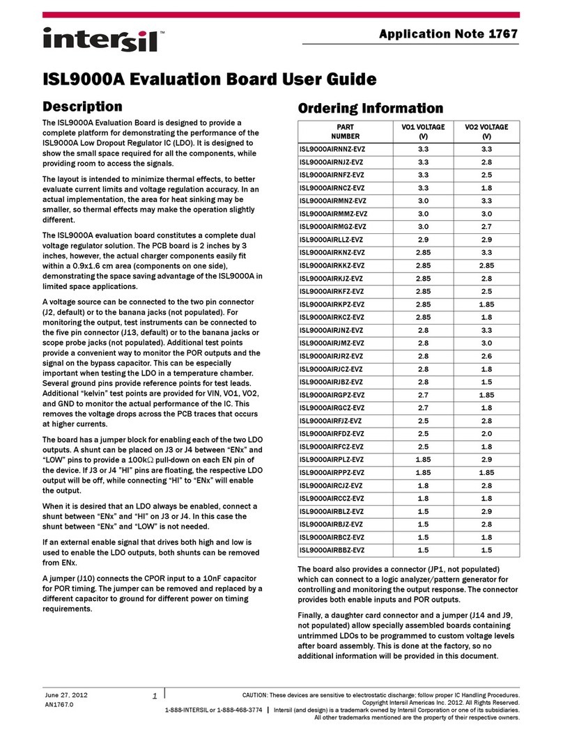 Intersil ISL9000A User manual Intersil ISL9000A User manual