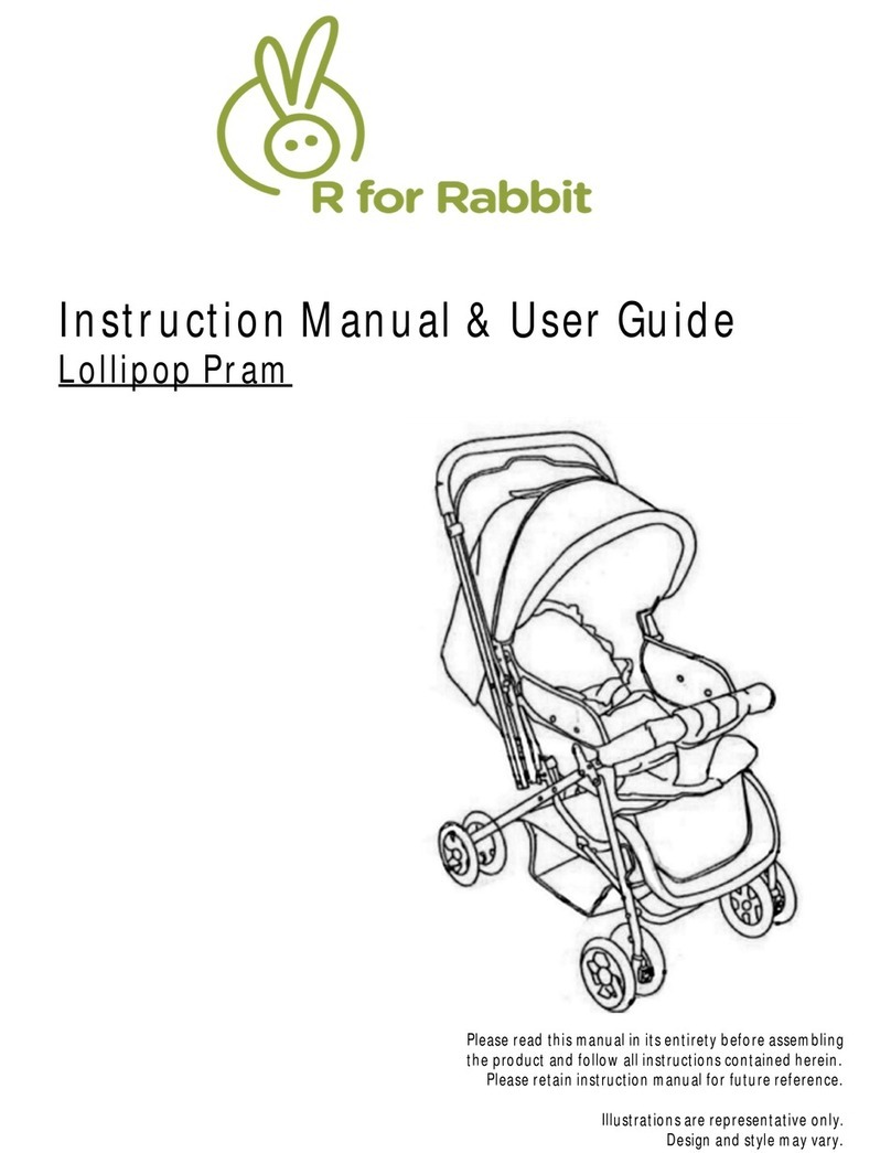 R for Rabbit Lollipop Pram Instruction manual & user guide R for Rabbit Lollipop Pram Instruction manual & user guide