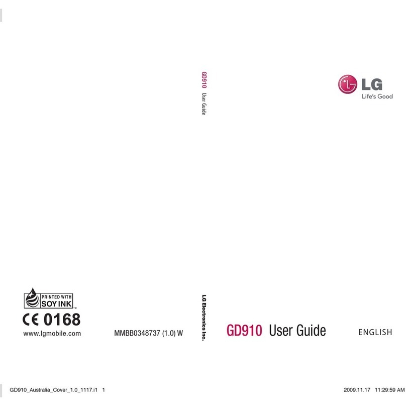 LG GD910 User manual