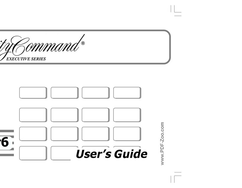 Security Command XRSuper6 User manual