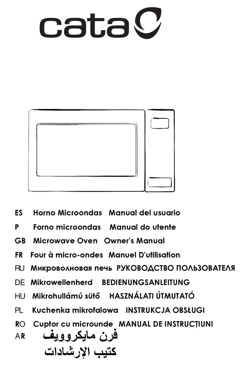 Cata MC 25 GTC BK owner's manual