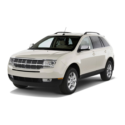 Lincoln 2009 MKX User manual Lincoln 2009 MKX User manual
