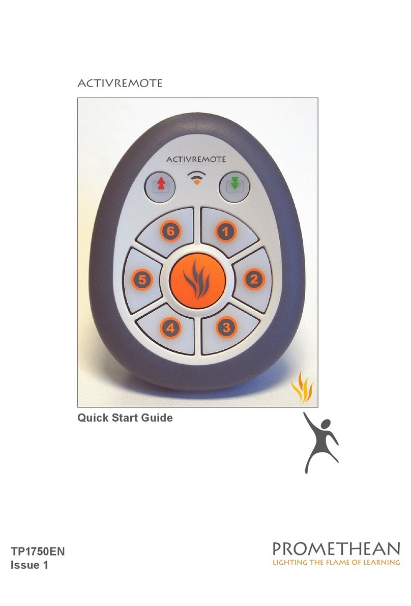 promethean activremote TP1750EN quick start guide