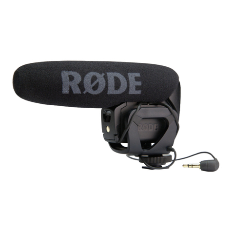 RODE Microphones STEREO VIDEOMIC PRO instruction manual
