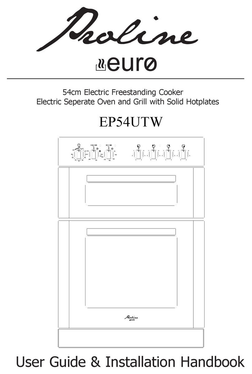 Proline Euro EP54UTW Users guide & installation handbook