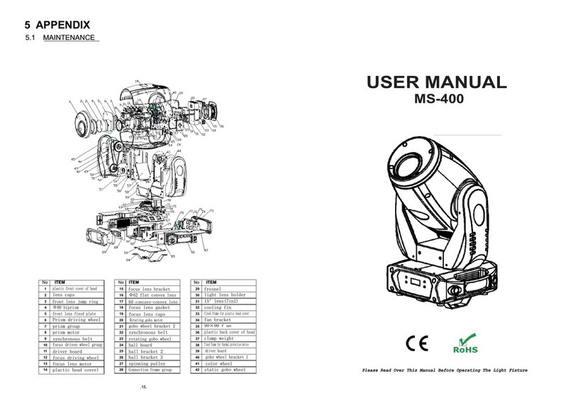 Nebula NBL-MS400 User manual