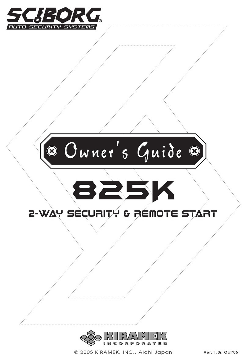 Kiramek SCIBORG 825K owner's guide