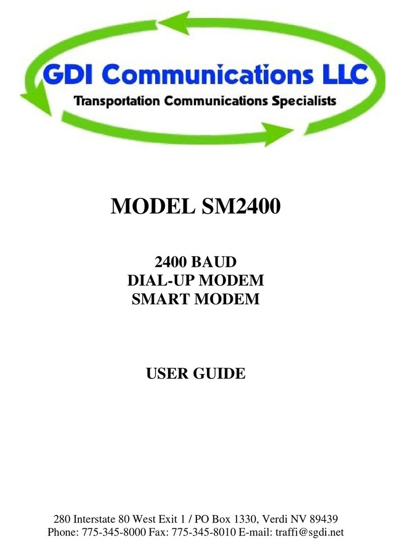 GDI SM2400 User manual