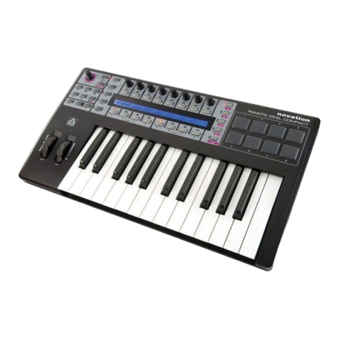 Novation ReMOTE SL COMPACT User manual