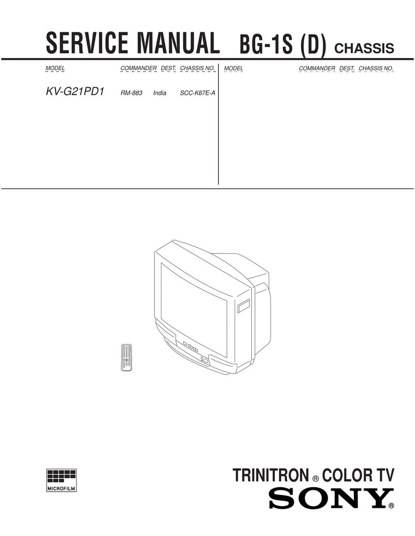 Sony TRINITRON KV-G21PD1 User manual