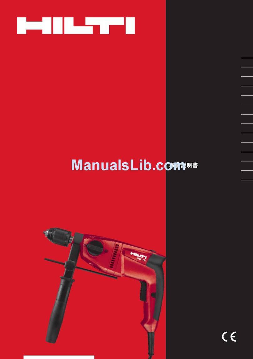Hilti UD16 User manual