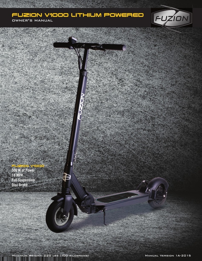 Fuzion V1000 User manual