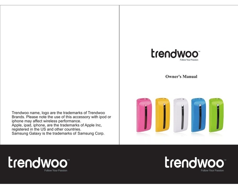 TRENDWOO VALENTINE owner's manual
