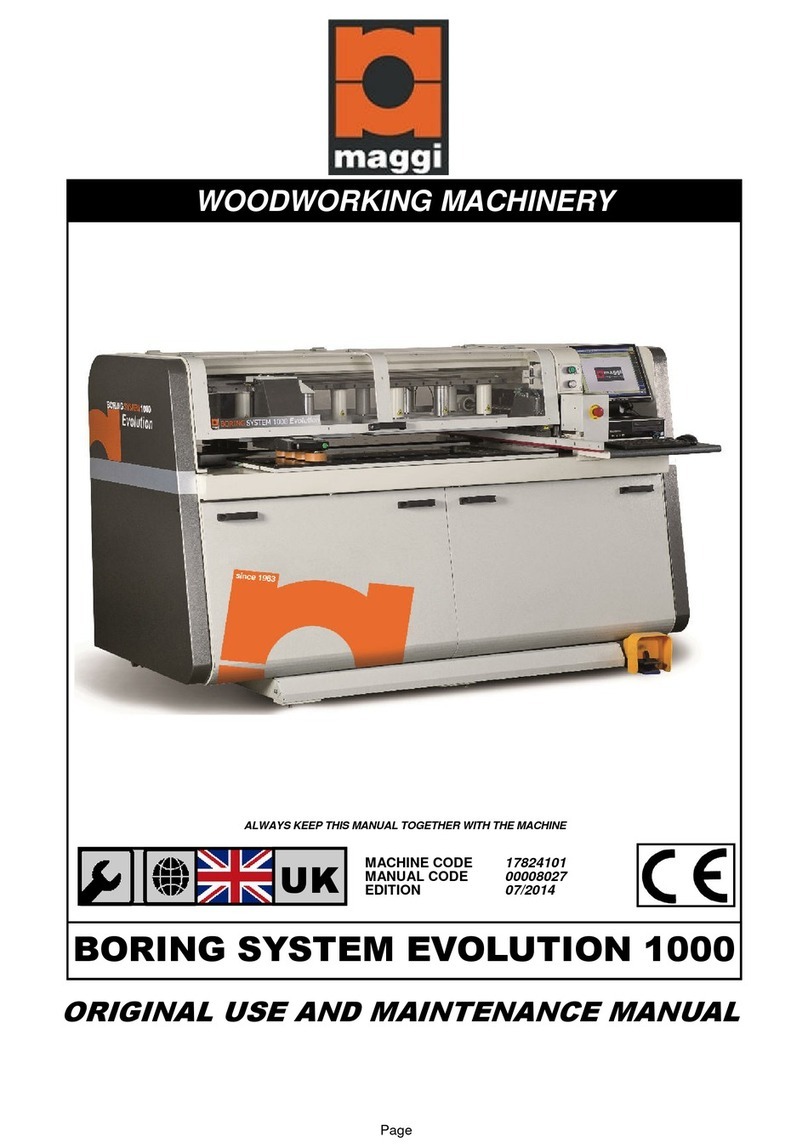 Maggi EVOLUTION 1000 User and maintenance manual