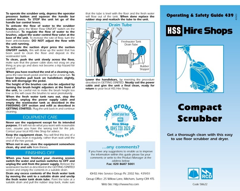 HSS Hire 439 Operating & safety guide