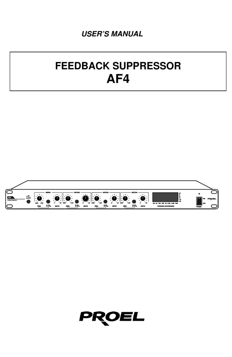 PROEL AF4 user manual