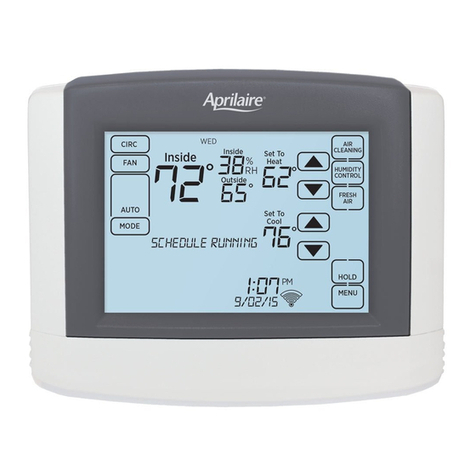Aprilaire 8820 owner's manual