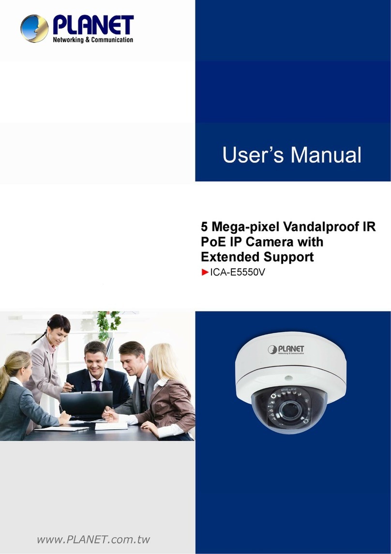 Planet Networking & Communication ICA-E5550V User manual