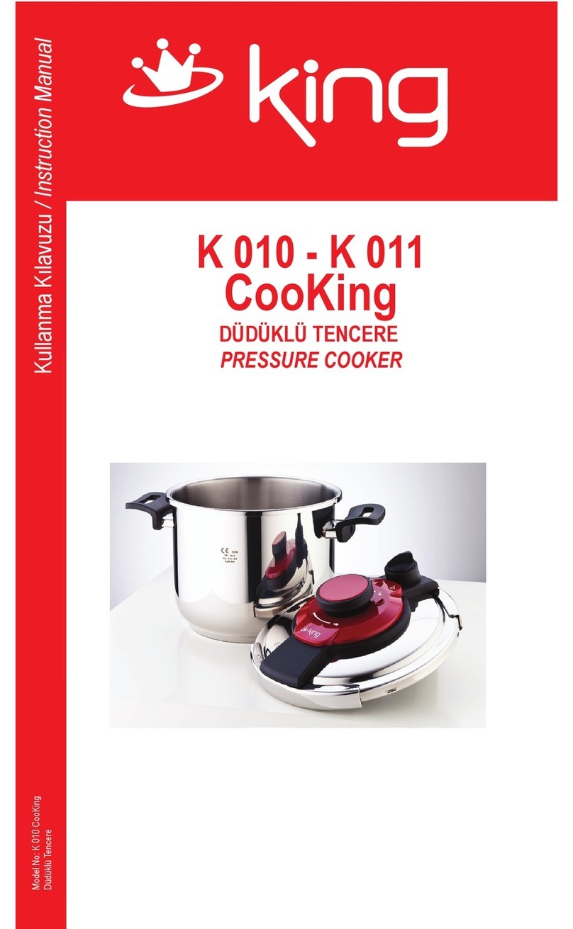 KING CooKing K 010 instruction manual