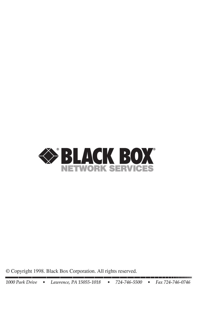 Black Box Micro-MiniBuffer-64K user manual