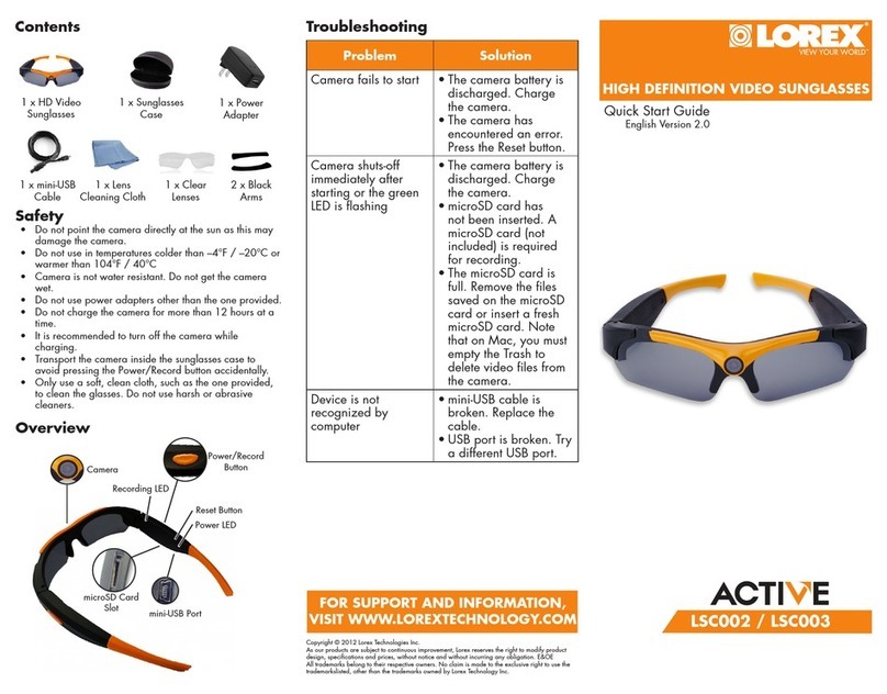Lorex LSC002 User manual