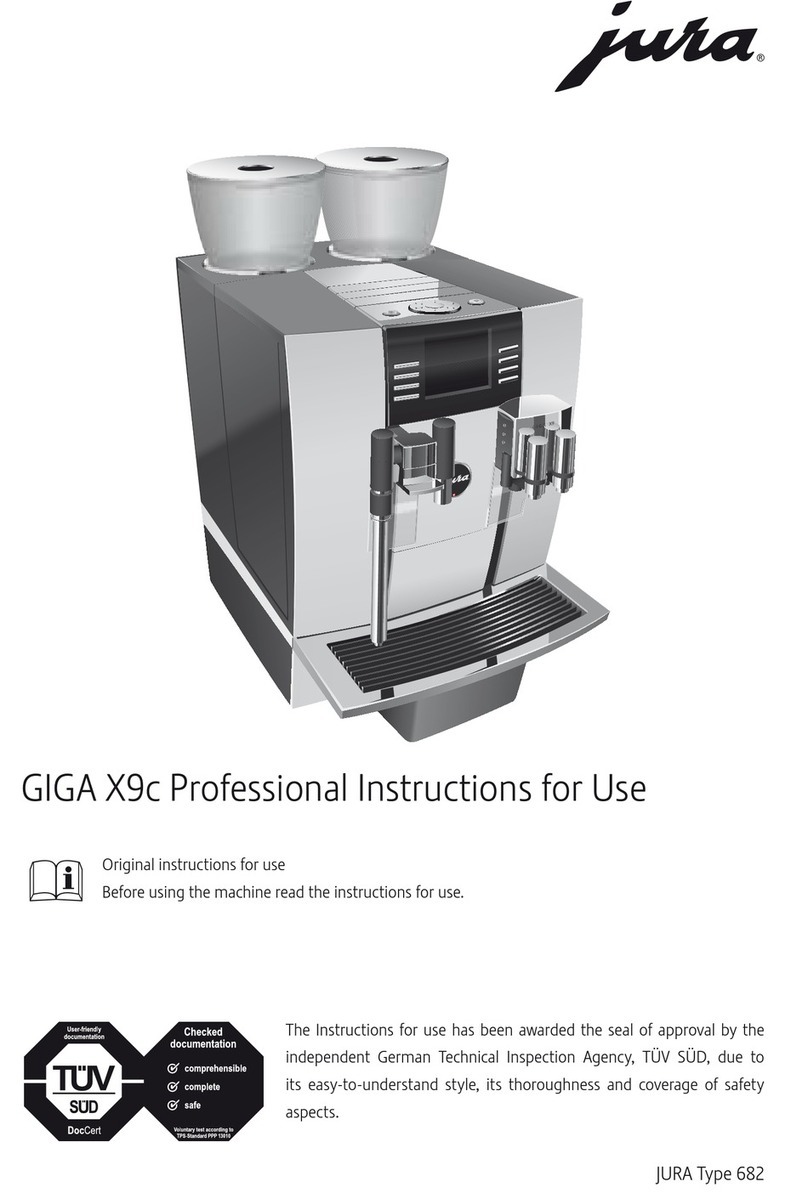 Jura GIGA X9c Professional Instructions for use
