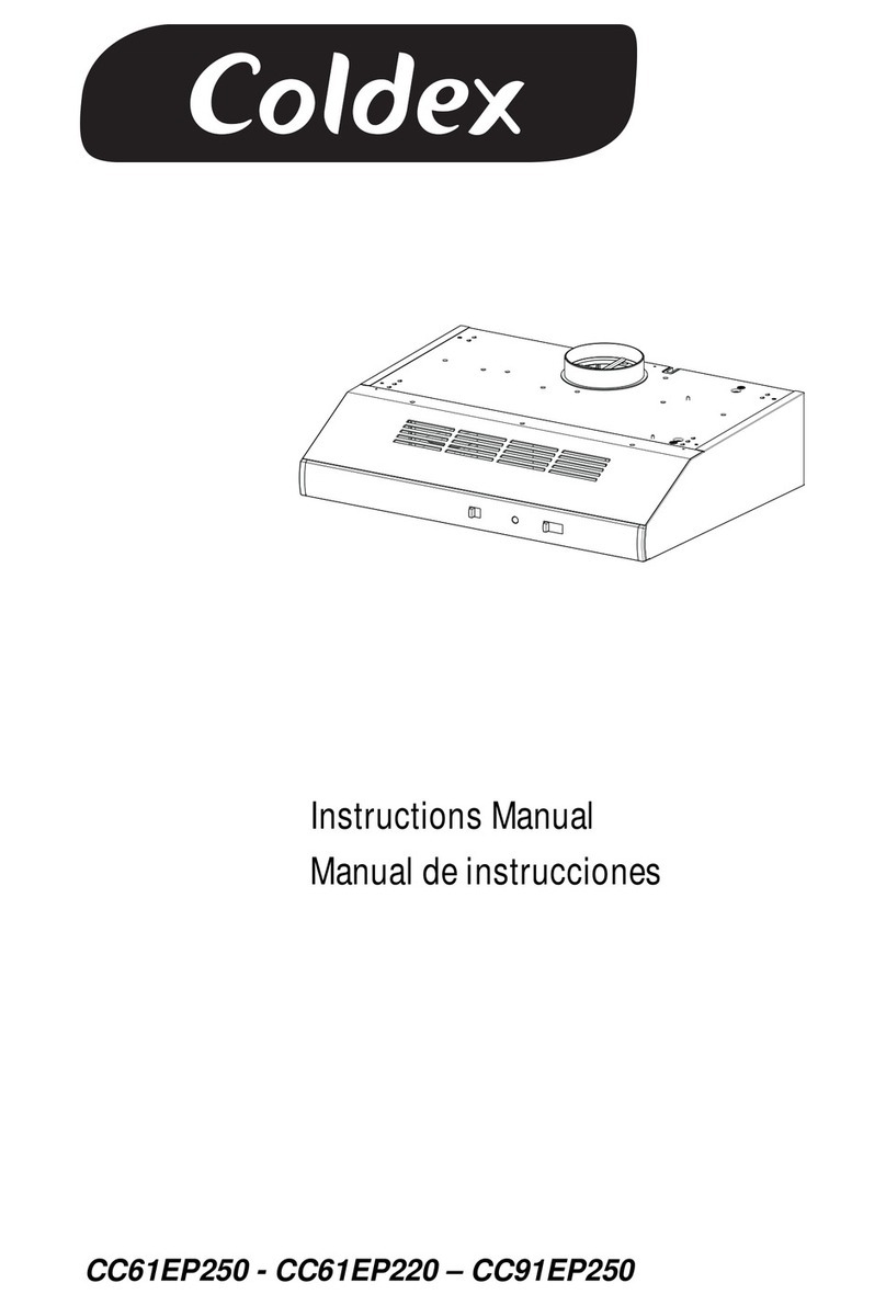 Coldex CC61EP250 instruction manual