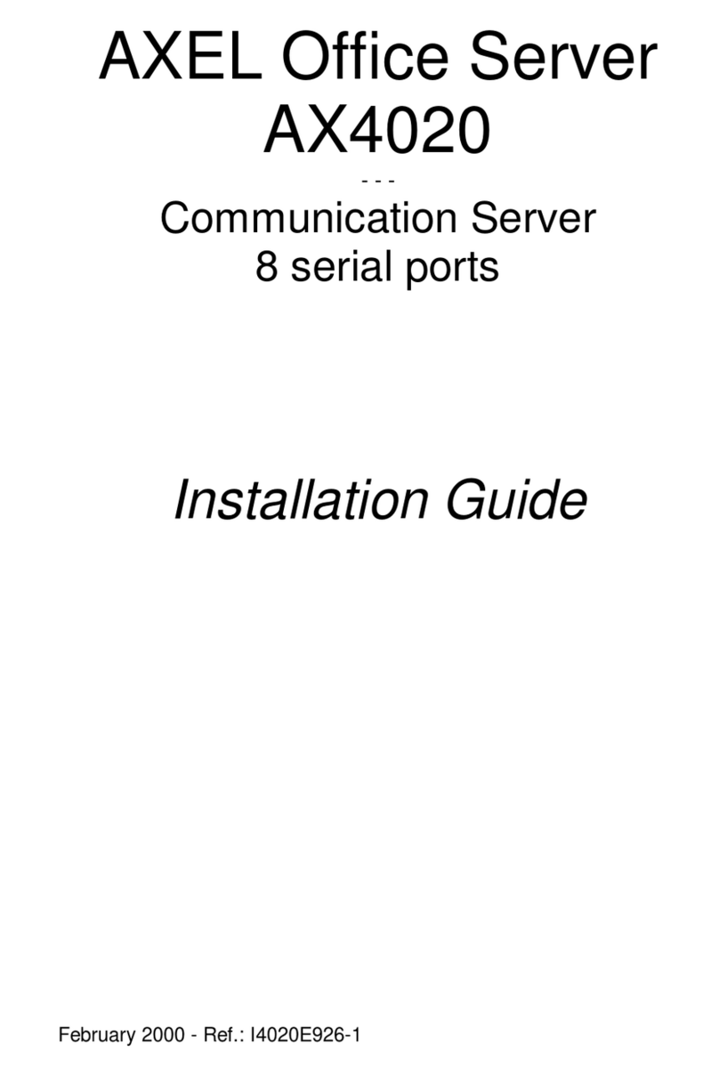 Axel AX4020 installation guide