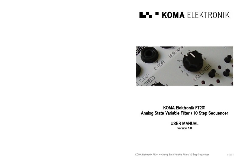 Koma Elektronik FT201 user manual