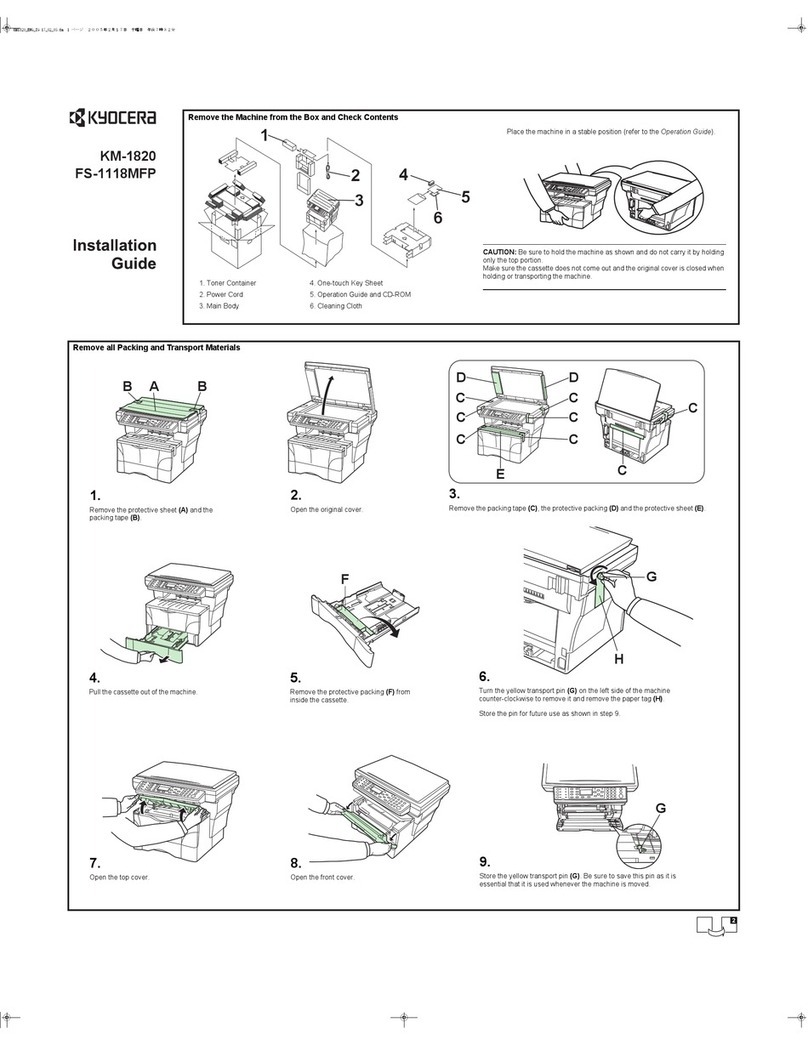 Kyocera FS-1118MFP User manual