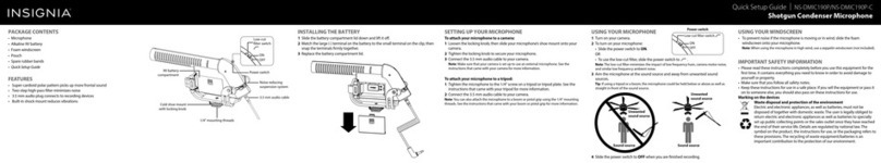 Insignia NS-DMIC190P Quick setup guide Insignia NS-DMIC190P Quick setup guide