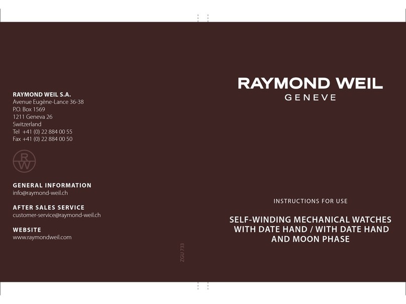 Raymond Weil Geneve User manual