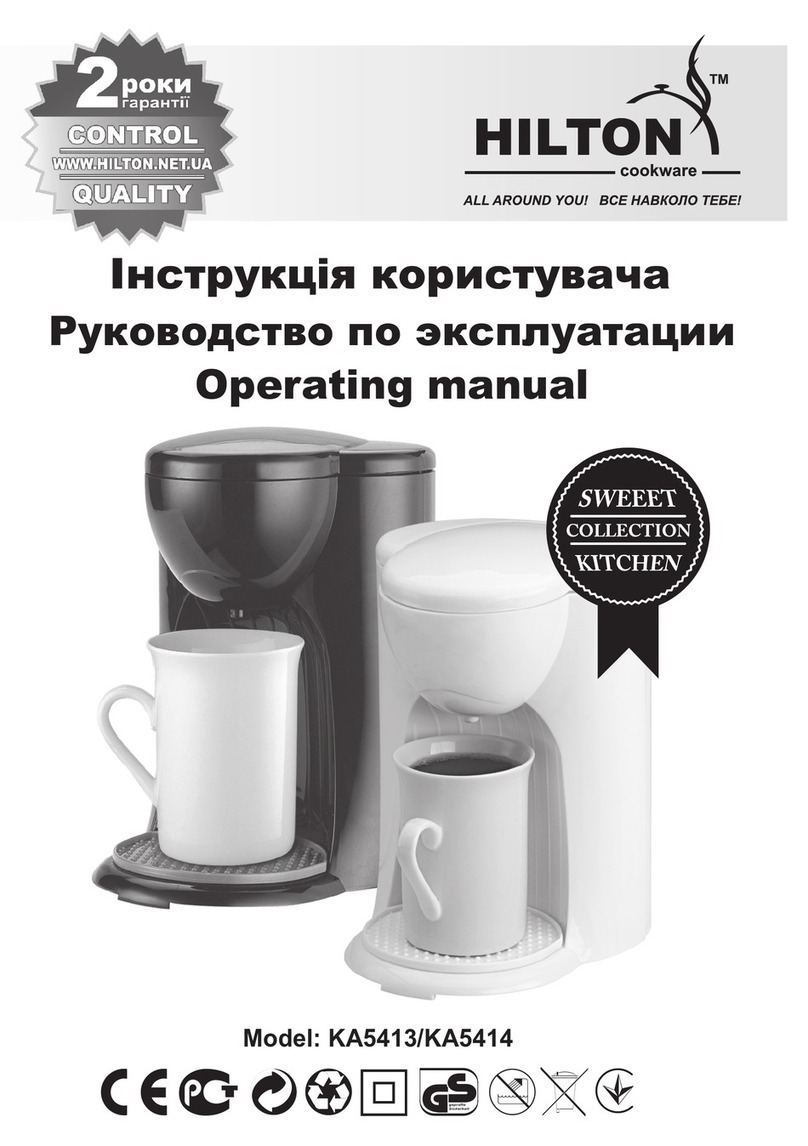 hilton KA5413 operating manual