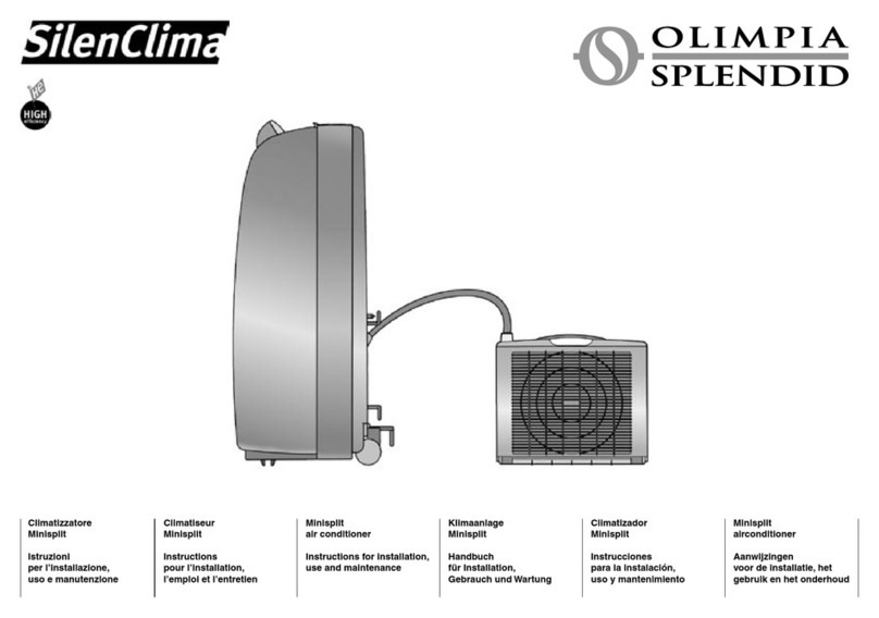 Olimpia splendid SILENCLIMA Parts list manual