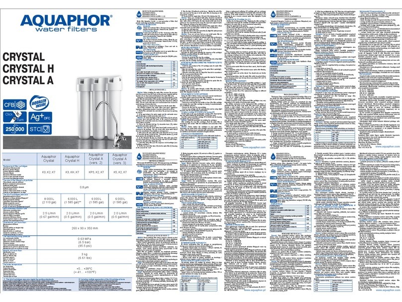 AQUAPHOR CRYSTAL operating manual