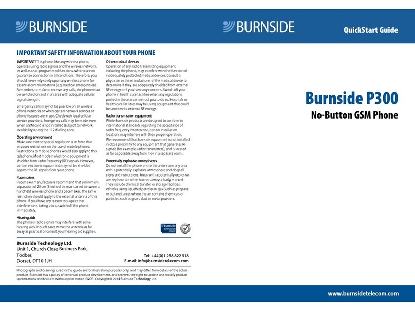 Burnside P300 quick start guide