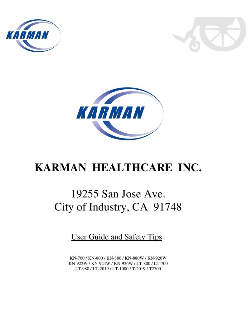 Karman Healthcare KN-700 User manual Karman Healthcare KN-700 User manual