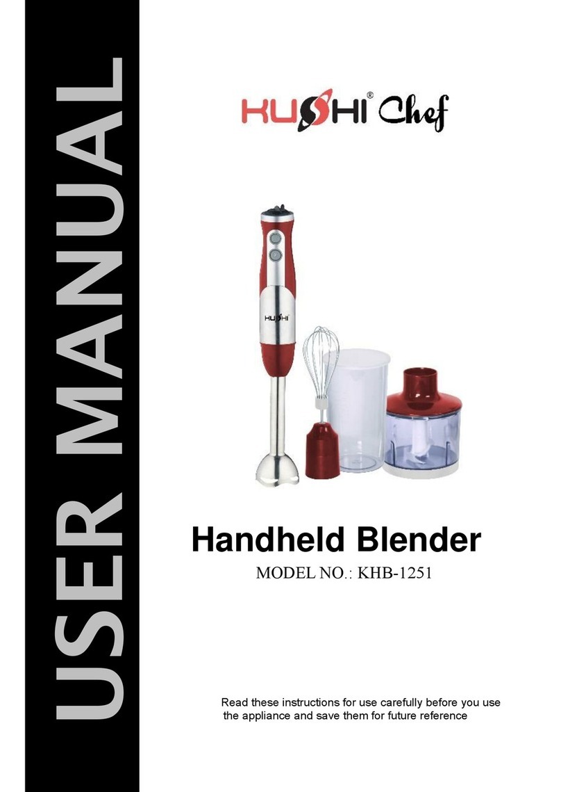 Kushi Chef KHB-1251 user manual