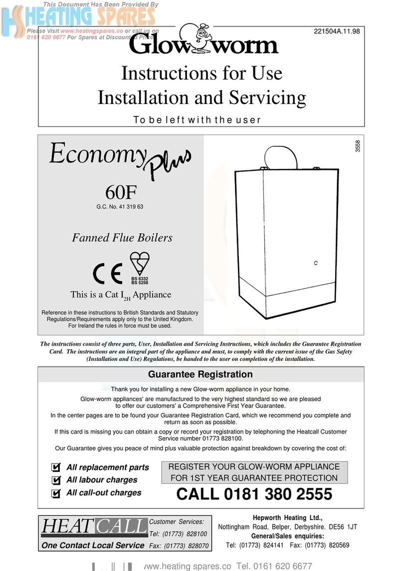 Glowworm Economy Plus 60F User guide