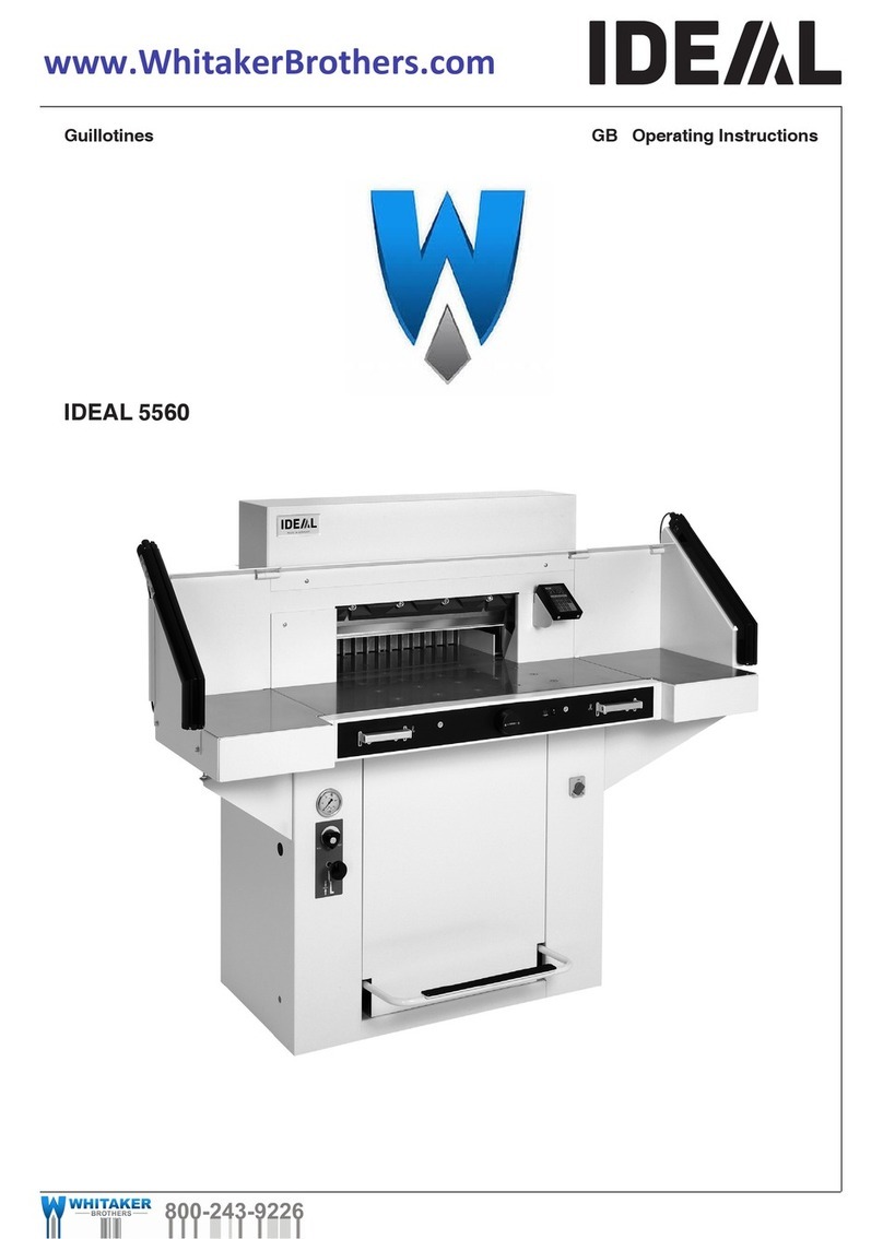 IDEAL 5560 operating instructions