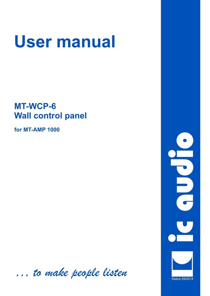 IC Audio MT-WCP-6 user manual